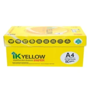 IK Yellow A4 Paper 80gsm 10 Reams