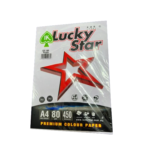 my-11134207-7r991-lqcxlvf6g20ue0.webp IK Lucky Star Colour Paper 80gsm 450 Sheets