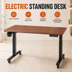 Electric Standing Desk 120x60cm Dual Motor